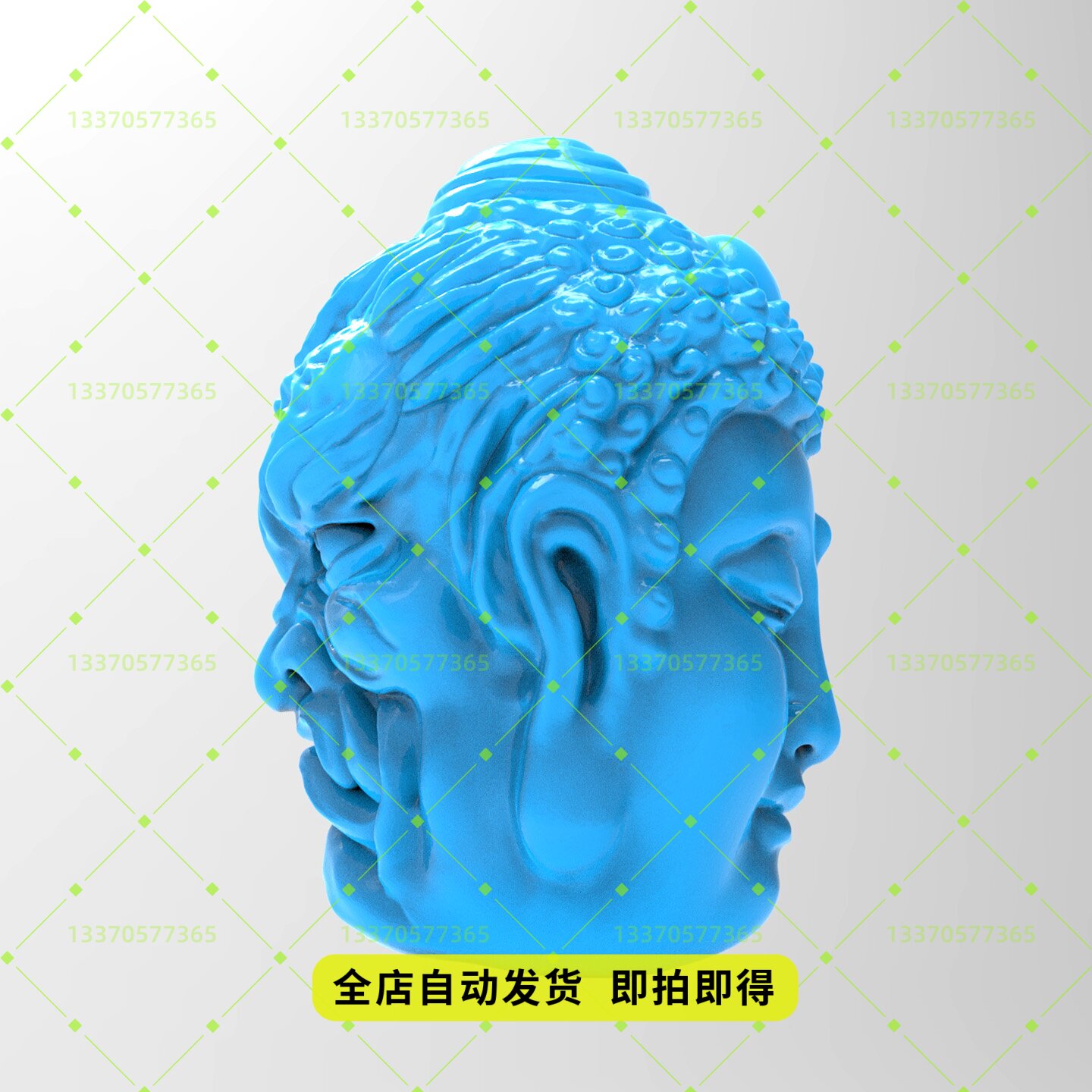 精品佛魔一念之差stl数控雕刻图三维立体圆雕图3D打印模型精雕图