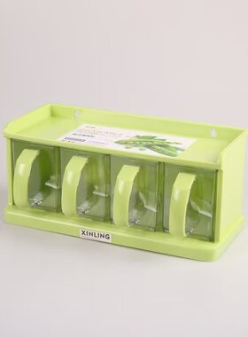 抽屉式新陵厨房厨房塑料调味盒