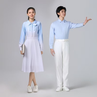租松花江上大合唱演出服装租赁校服集体朗诵班服出租主持人晚礼服