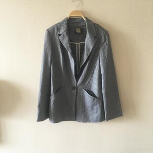 正肩版 简约百搭上衣气质外套4码 型好直筒女装 经典 商务西装 春秋款