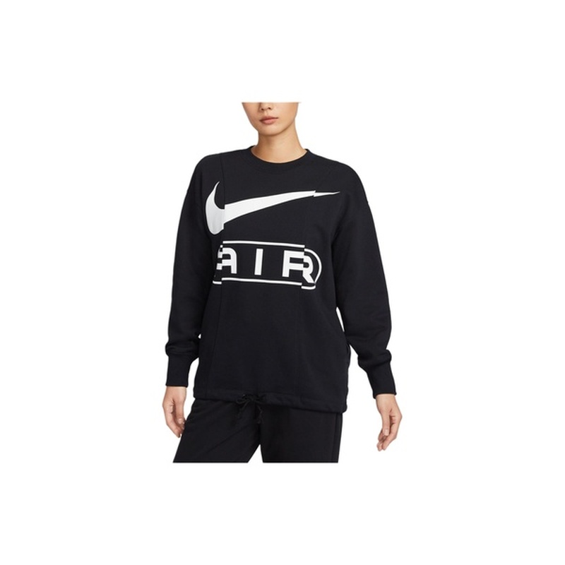 Nike耐克AIR女子OVERSIZE风针织圆领上衣卫衣套头衫FN1898-010