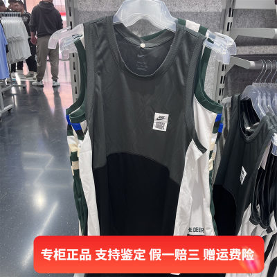 正品Nike/耐克夏季透气男子运动休闲无袖背心DT恤 DQ5829-070