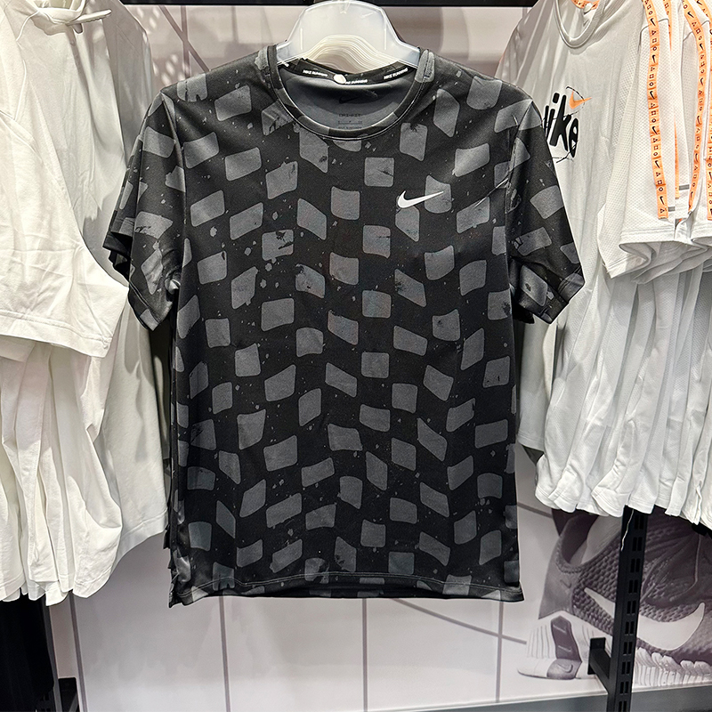 正品Nike/耐克夏季男子速干跑步圆领透气运动短袖 DX0871-060