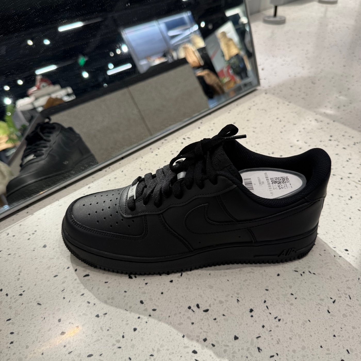 NIKE耐克女鞋甜酷黑武士AF1空军厚底运动休闲鞋板鞋 DD8959-001