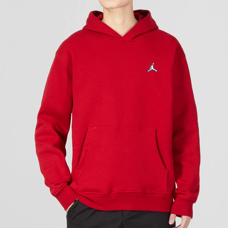 正品Nike/耐克连帽百搭男子运动休闲红色加绒卫衣 DQ7467-687