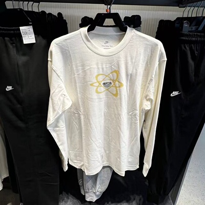 NIKE耐克男25秋冬新款运动休闲舒适印花薄款长袖T恤 HV0149-133