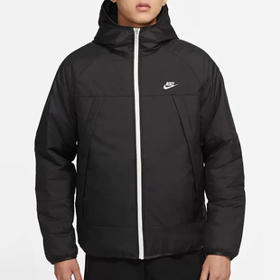 Nike DH2784 耐克棉服男款 保暖双面穿连帽夹克 010 外套冬季 正品