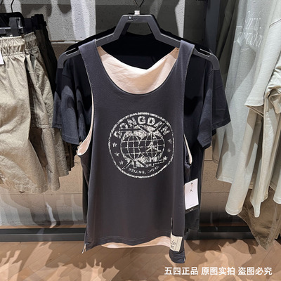NIKE耐克JORDAN男子户外运动训练T恤篮球运动无袖背心HV1255-045