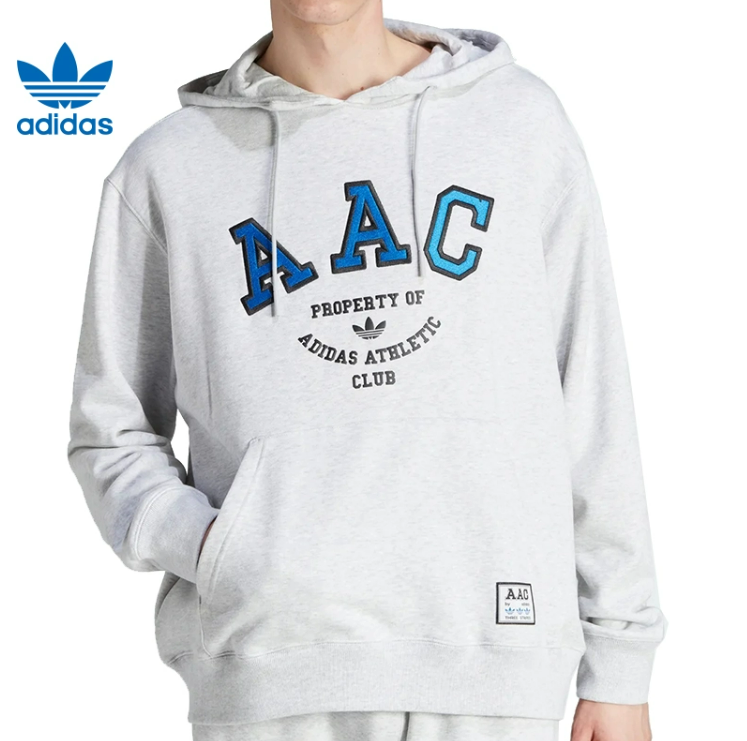 正品Adidas/阿迪达斯三叶草男子冬保暖休闲连帽卫衣IM4577 IM4580