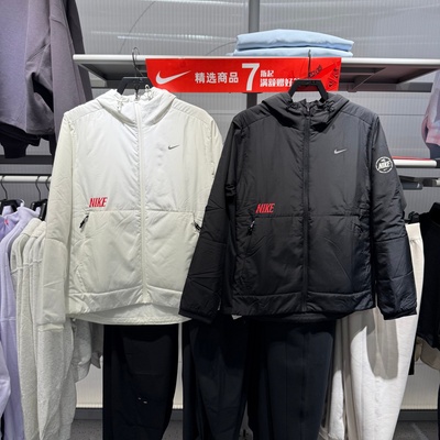 NIKE耐克男子26马年新年款保暖防风运动训练棉服外套 IQ3715-010