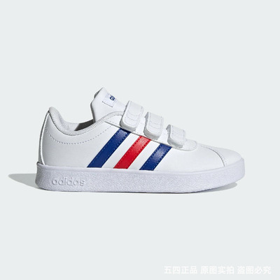 Adidas/正品阿迪达斯夏季VL COURT儿童魔术贴休闲运动板鞋 FY9273