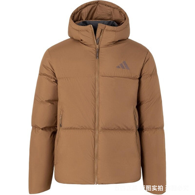 阿迪达斯情侣同款拒水防泼600蓬松羽绒服JV6187JV6188JV6189
