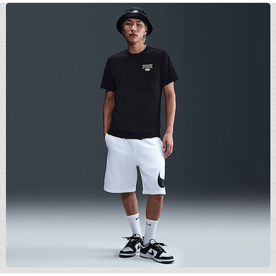 Nike耐克短袖男夏季新款宽松透气背标印花运动休闲T恤HJ0773-010