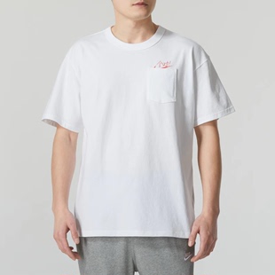 新款 正品 耐克男子夏季 全对满分印花宽松休闲短袖 NIKE T恤HF6594
