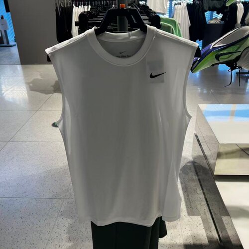 NIKE耐克DRI-FIT男子速干无袖夏季训练跑步背心DX0992-100