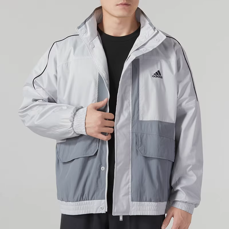 正品Adidas/阿迪达斯男女冬季新款运动跑步训练夹克外套 IK7355