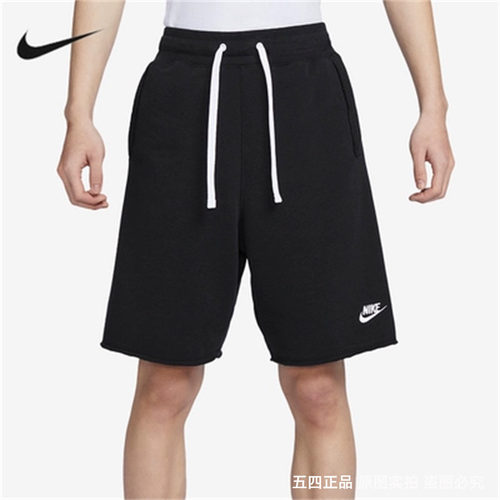 正品Nike耐克男款梭织美式复古运动裤宽松防休闲五分裤DX0767-010