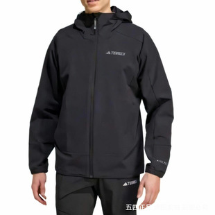 Adidas/阿迪达斯新款男士户外运动连帽夹克外套JI5935