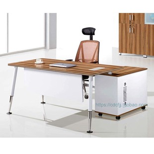成都板式 办公家具钢木班台现代主管桌办公桌老板桌经理桌厂家定制
