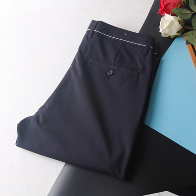 HL28291海系列男款休闲裤商务弹力裤工装长裤上班青年绅士春夏款