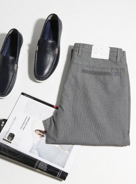 HL28139 D系列男士春夏款商务休闲裤长裤合体直筒弹力工装裤