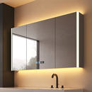 智能浴室镜柜卫生间镜子带灯壁挂墙式 镜箱单独收纳加高置物一体柜