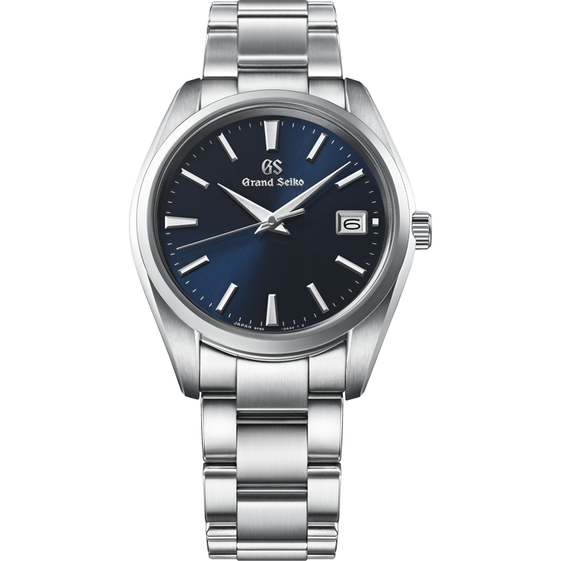 【年差石英表】GrandSeiko冠蓝狮gs石英钢带简约商务男表SBGP013G