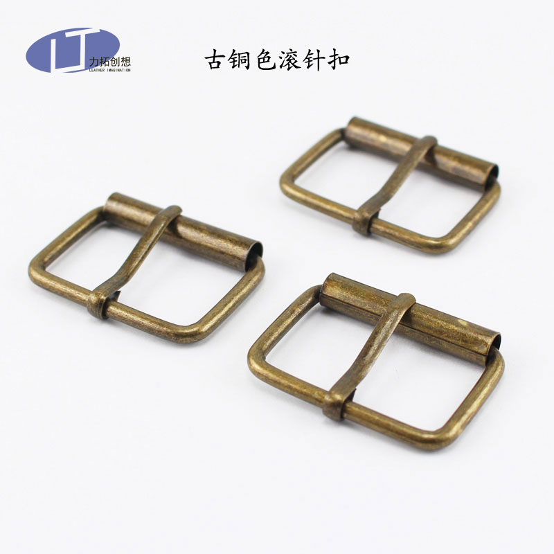 手工箱包皮具滚筒针扣 植鞣皮包带宠物牵引调节扣 背包挎包勾扣