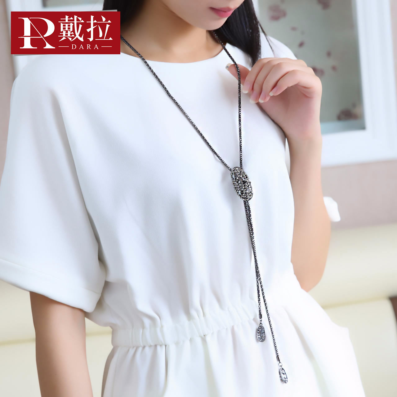 戴拉饰品 长款秋冬百搭挂件简约时尚毛衣链挂链女 日韩复古吊坠|ruв категории Украшения,ювелирные изделия, ожерелье - от Buy2taobao.com для оказания профессиональной услуги покупки агента Taobao