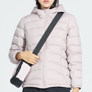 探拓连帽超轻羽绒服女2024新款秋冬防风保暖白鸭绒运动外套户外服