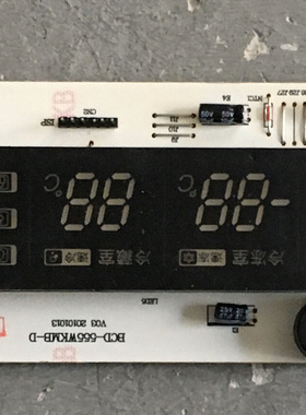 美的冰箱对开门配件 BCD-555WKMB-D 显示板502301000069 操作板