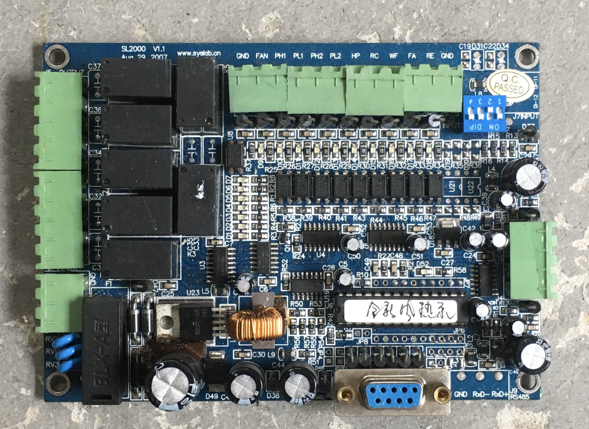 适用于吉荣机房空调控制主板电路板 SL2000 V1.1 Syslab主板-封面