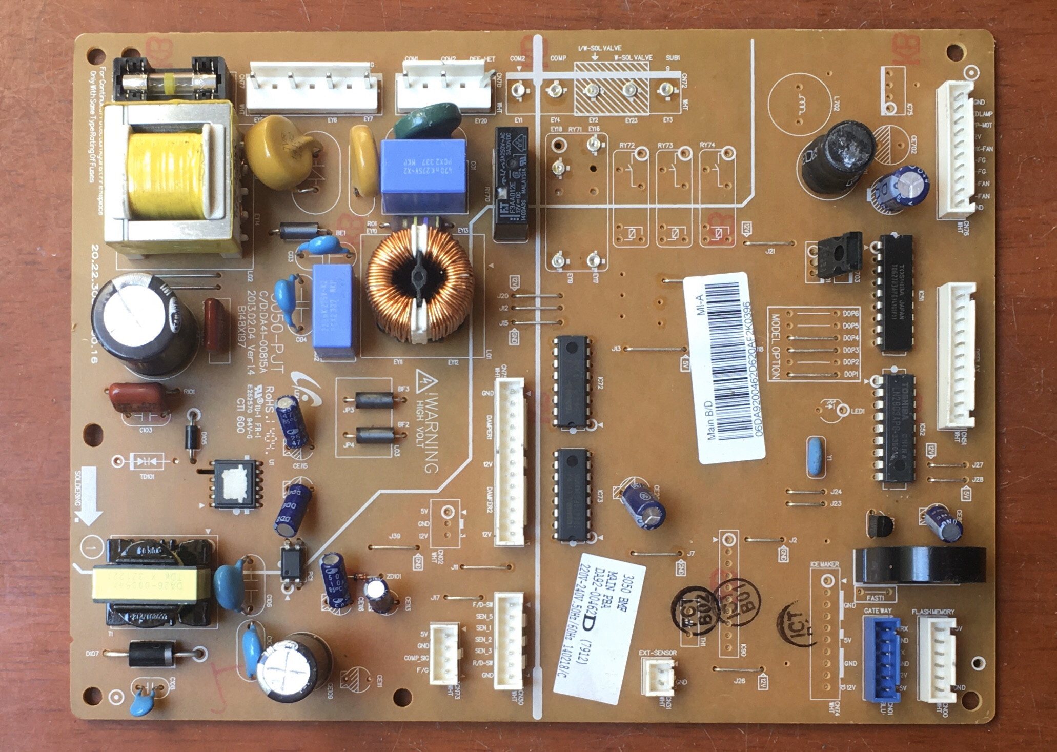 三星冰箱BCD-286WNQISS1主板DA41-00815A DA92-00462D电脑板