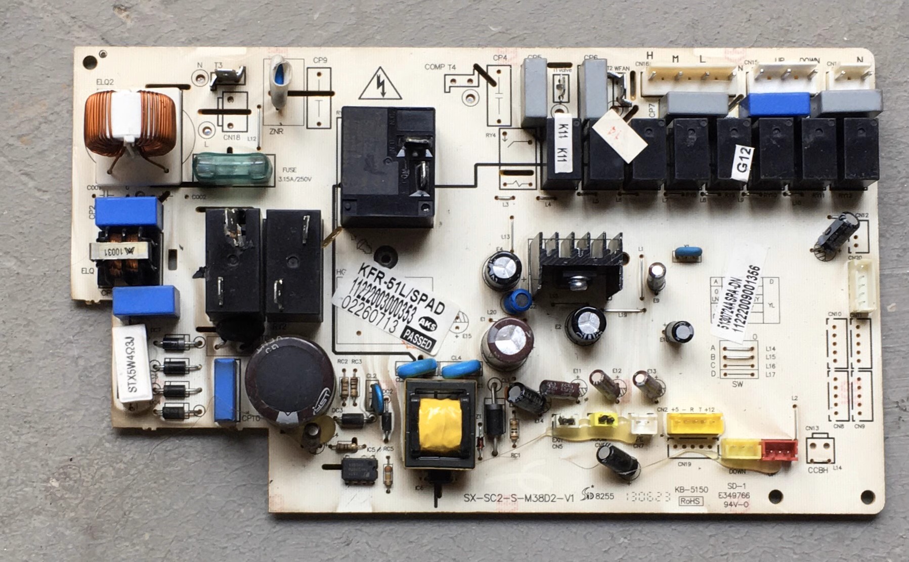 奥克斯空调KFR-51L/SPAD主板