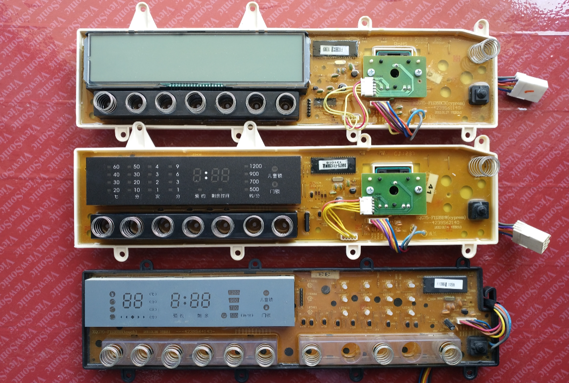 三洋滚筒洗衣机按键板XQG60-F1028BS XQG75-F1128BW/BCX显示板