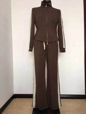 紫萱雅MBY23A007芳兰蕊修身显瘦两件套休闲 宽松套裤2023春季女装