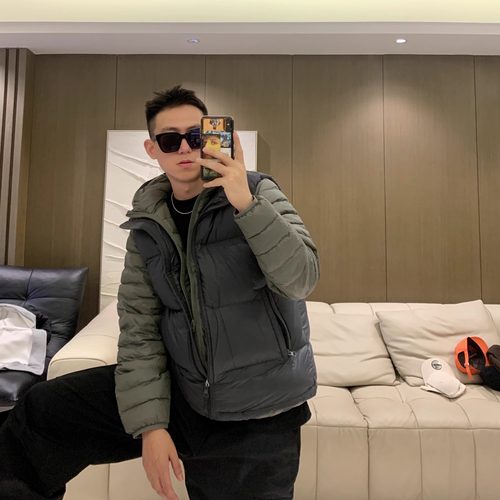 男士时尚加厚羽绒马甲