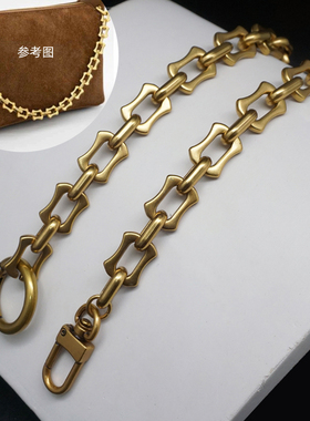 ICE家定制款时尚高档方形凹链条女包金属包带装饰延长腋下背斜跨