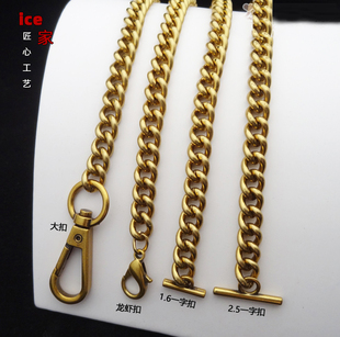 双G包适用包包链条配件 斜挎包肩带金属链条单买古金溜金色腋下背