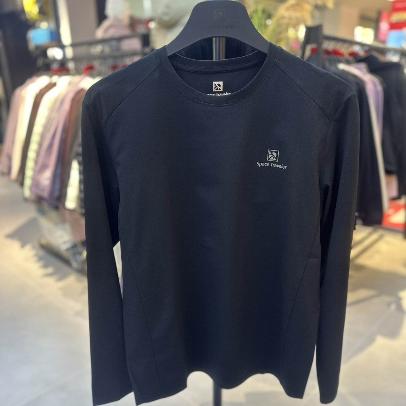 太空旅行者户外运动风男士圆领长袖T恤透气速干休闲打底衫,户外/登山/野营/旅行用品,户外休闲衣,淘宝优惠券,粉丝福利购,淘宝优惠卷
