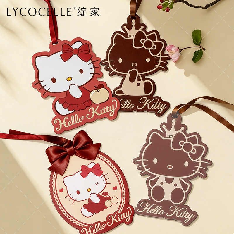 绽家xHello Kitty联名精油香薰片家用卧室衣柜薰香车载香挂单片装图片