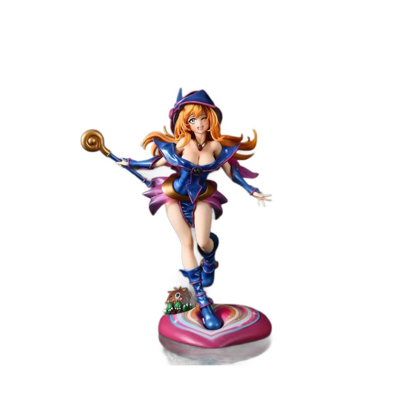 游戏王 黑魔导女孩2.0 魔术决斗场景 怪兽之决斗 GK雕像 模型手办
