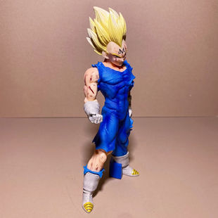 七龙珠动漫赛亚人Q版贝吉特蓝发手办公仔模型车载摆件批发 童年