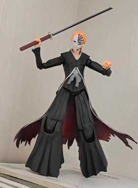 Play Arts改 S神 黑崎一护 QUARE ENIX bleach 可动盒装手办模型