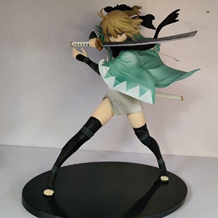 动漫手办 命运之夜 saber 冲田总司樱花塞巴模型摆件人偶公仔礼物