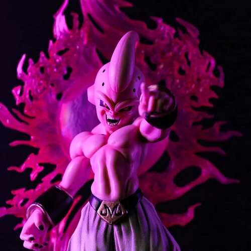 邪恶系列一弹 超级赛亚人 GK 魔人布欧 可发光 雕像 盒装龙珠手办