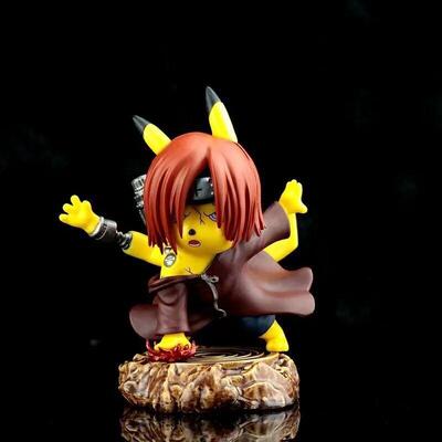 动漫礼物 火影 Q版 佩恩长门 COS 皮卡丘 公仔 摆件 盒装手办模型