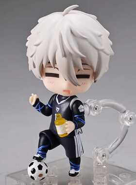 动漫 蓝色监狱 2056#凪诚士郎 Q版粘土可动换脸 公仔盒装摆件