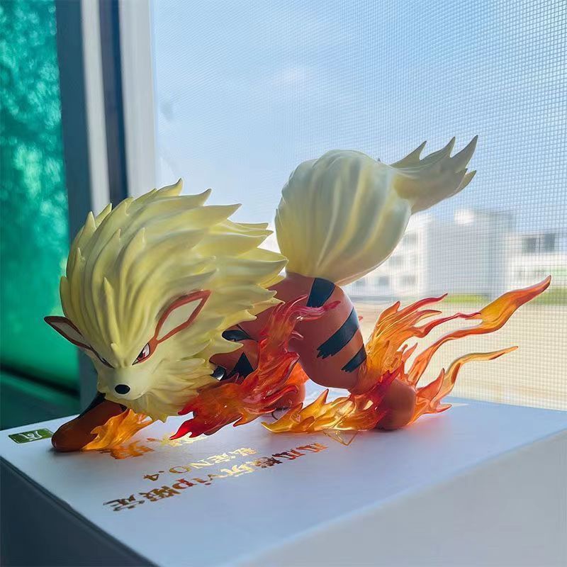 宝可梦宠物小精灵车载机箱模型风速狗 手办模型桌面小摆件礼物