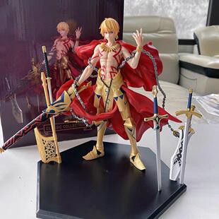 动漫新款Fate FGO GK金闪闪吉尔伽美什英雄王PVC优质模型盒装手办